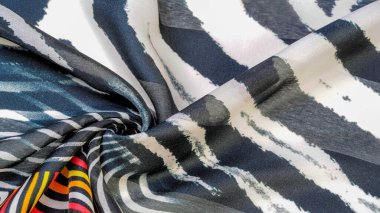 Doku deseni, ipek kumaş, Afrika temaları, kumaş üzerine baskı