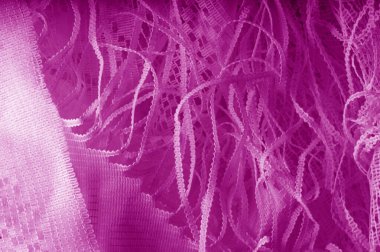 Doku arka plan, kırmızı tül bu eğlenceli yan gösterelim