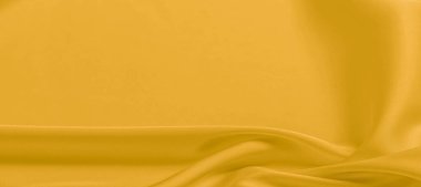 arka plan dokusu, desen. Sarı ipek kumaş. Çok hafif bir fa