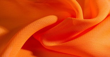 arka plan, desen, doku, Turuncu ipek kumaş parlak bir