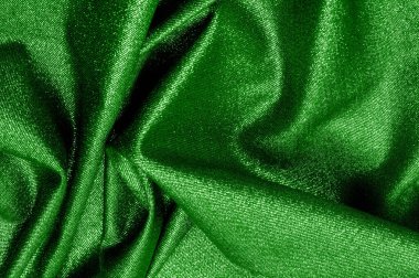 Doku, arka plan, desen. Kumaş Koyu yeşil kaplamalı wi