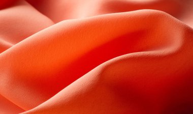 Resim Doku, arka plan Turuncu ipek kumaş. Bir mucizesi var.