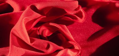 Doku, arka plan, ipek kumaş kırmızı kadın şal uygun için