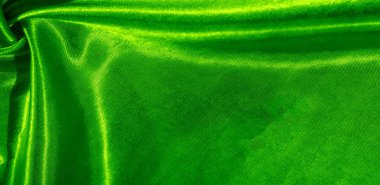 Doku, arka plan, desen, yeşil renk ipek kumaş. Bu bir