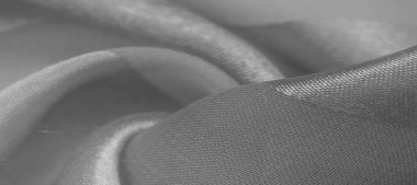 Doku, arka plan, metalik s ile beyaz ipek çizgili kumaş