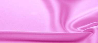  Doku. Pembe ipek kumaş. parlak parlaklık ve karakteristik 