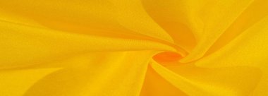 Doku arka plan deseni, sarı kumaş ipek. Krep sain o