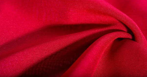 Texture, background, pattern, Red Crimson Silk Fabric This very — Stock Photo, Image