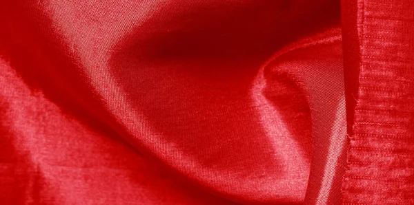 Mintázat, háttér, mintázat, textúra, piros selyem anyagból. Shi — Stock Fotó