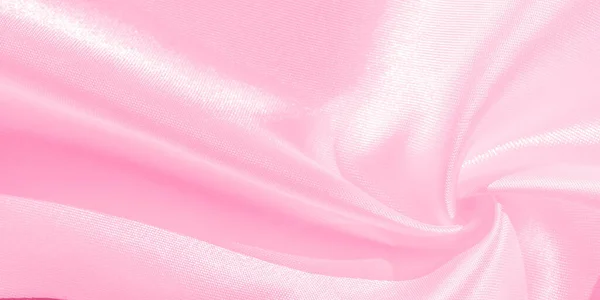 텍스처 사진 아름다운 실크 핑크 크레이프 도자기, 만든 ESP — 스톡 사진
