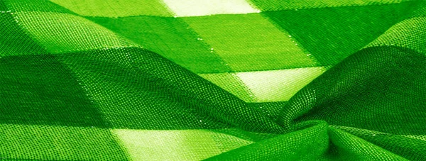 テクスチャ背景パターンシルクスカーフ女性緑と色で — ストック写真