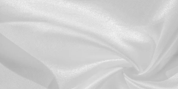 Texture Bella seta porcellana crespata bianca, creata appositamente — Foto Stock