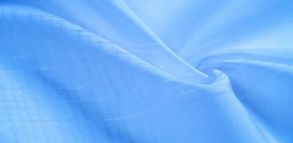 Textuur achtergrond, patroon. zijde blauw stof. Van Telio, dit — Stockfoto