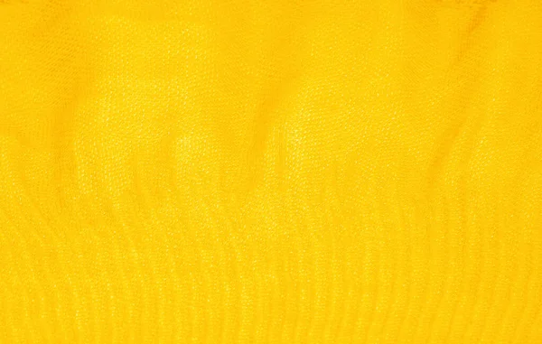Tekstur, latar belakang, pola, corrugation sutra kuning hancur fa — Stok Foto