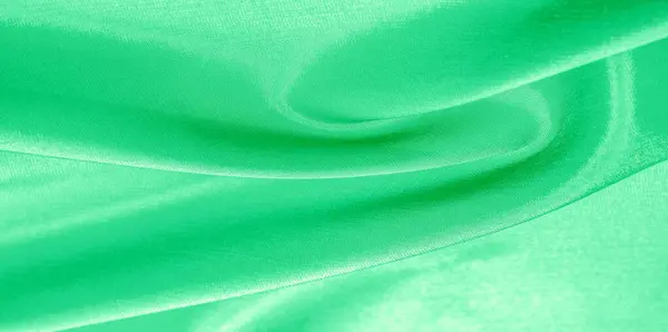 Wzór, tło, wzór, tekstura, Zielona tkanina jedwabna. Ten u — Zdjęcie stockowe