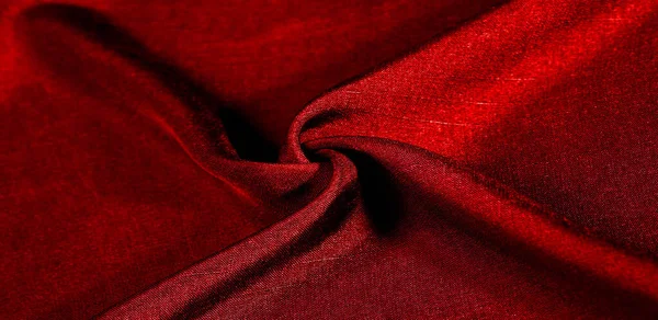 Textur, Hintergrund, Muster, rote Farbe, Stoff. Baumwollstoff i — Stockfoto