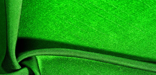 Textura, fondo, patrón, color verde, tela. tela de algodón — Foto de Stock