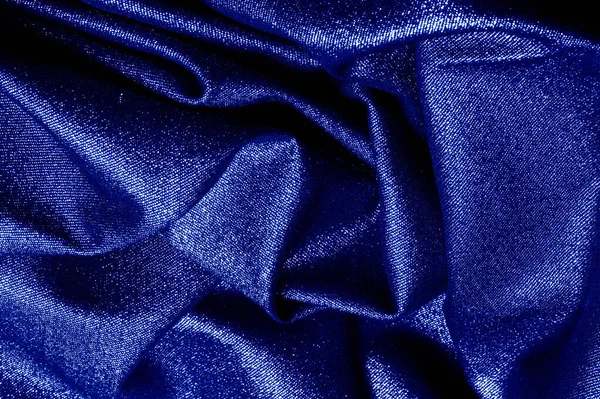 Textura, fondo, La tela tiene un azul brillante, aqua, azul c — Foto de Stock