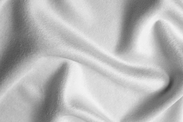 Tekstura tło tkanina ciepły wełna biały nieskończenie zabawa, my puszka metalowa — Zdjęcie stockowe