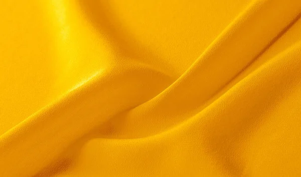 Imagem Textura fundo amarelo jaundiced xanthous seda tecido — Fotografia de Stock