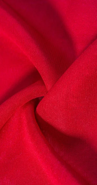 Tekstura, tło, wzór, Red Crimson Silk Fabric to bardzo — Zdjęcie stockowe
