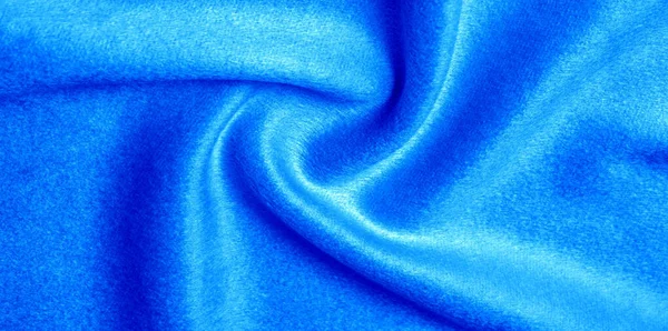 Padrão, textura, fundo, lã quente, tecido azul. Fabuloso de Melton — Fotografia de Stock