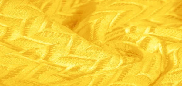 Doku, arka plan, desen, ipek kumaş, sarı, katmanlı dantel — Stok fotoğraf