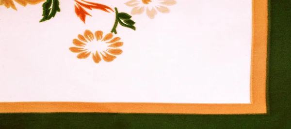 Textura, pozadí, vzorek, jemný hedvábí s květinovým tiskem E — Stock fotografie