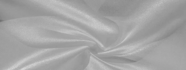 Текстура Красивый шелк белый креп фарфора, созданный специально — стоковое фото