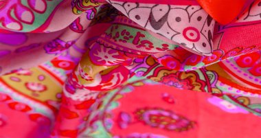 Doku, arka plan, paisley ipek kumaş, Hint temalar süslü t