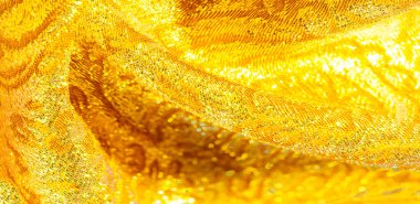 Doku arka planı, desen. kumaş; sarı altın brokar. Organz
