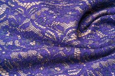 Arka plan dokusu. Şablon. Dantel kaplı sıcak yün kumaş