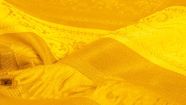 doku arka plan deseni. sarı kumaş. Bu, 