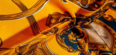 Gotik desenli ipek kumaş. Ben surround olmak için mutlu olurdu