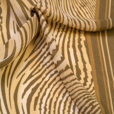 Doku, desen, koleksiyon, ipek kumaş, Afrika teması, hayvan