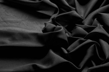 Dokulu arka plan Planları, Siyah kumaş. Li bu hafif kumaş