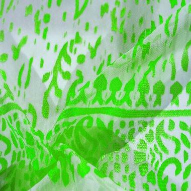 Doku, desen, koleksiyon, ipek kumaş, kadın eşarp, yeşil e