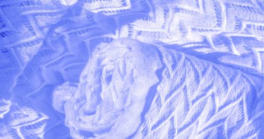 Doku, arka plan, desen, ipek kumaş mavi, katmanlı dantel tul