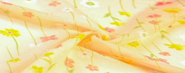 Doku, arka plan, desen, ipek kumaş, bir be küçük çiçekler