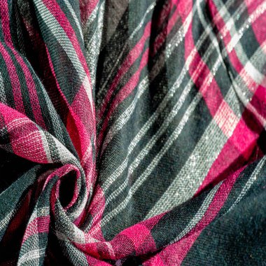 Doku, arka plan, desen, pr için kış sıcak yumuşak eşarp