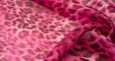Arka plan dokusu. leopar ipek parlak kumaş afrika temaları
