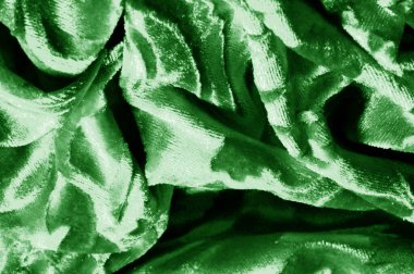 velor yeşil kumaş Kadife desen bir sünnetsiz altından oyulmuş