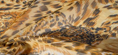 ipek baskı Savannah ile arka plan deseni Afrika kumaş 