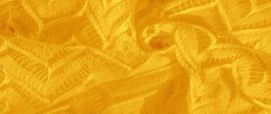 Doku, arka plan, desen, ipek kumaş, sarı, katmanlı dantel 