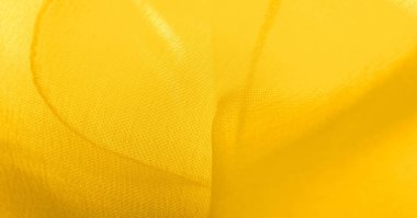 doku, arkaplan, desen. Altın sarısı ipek kumaş panoramik fotoğraf.