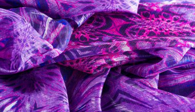 Doku, arka plan, desen. Soyut renkli çiçek deseni 1