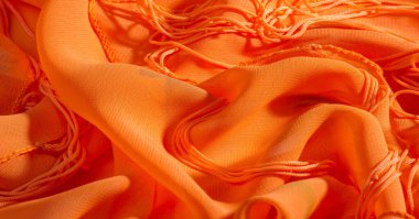 arka plan, desen, doku, Turuncu ipek kumaş parlak bir