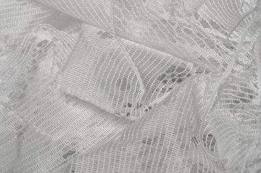 Doku, arka plan, desen. Beyaz tül. Bu olağanüstü n ekleyin