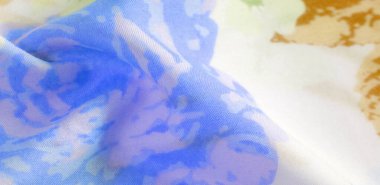 doku deseni pamuklu kumaş. Beyaz bir backgrou üzerinde çiçekler güller