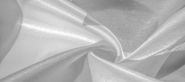 Doku, arka plan, desen, ipek grisi ve beyaz krep nefes. 